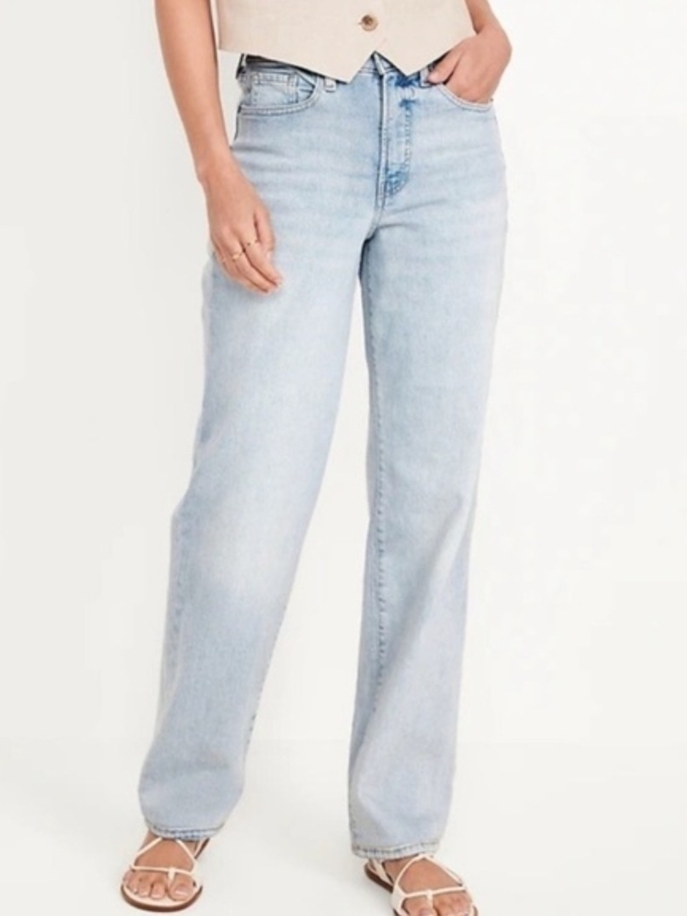 Old Navy OG Loose Straight- Light Blue-Women’s Jeans